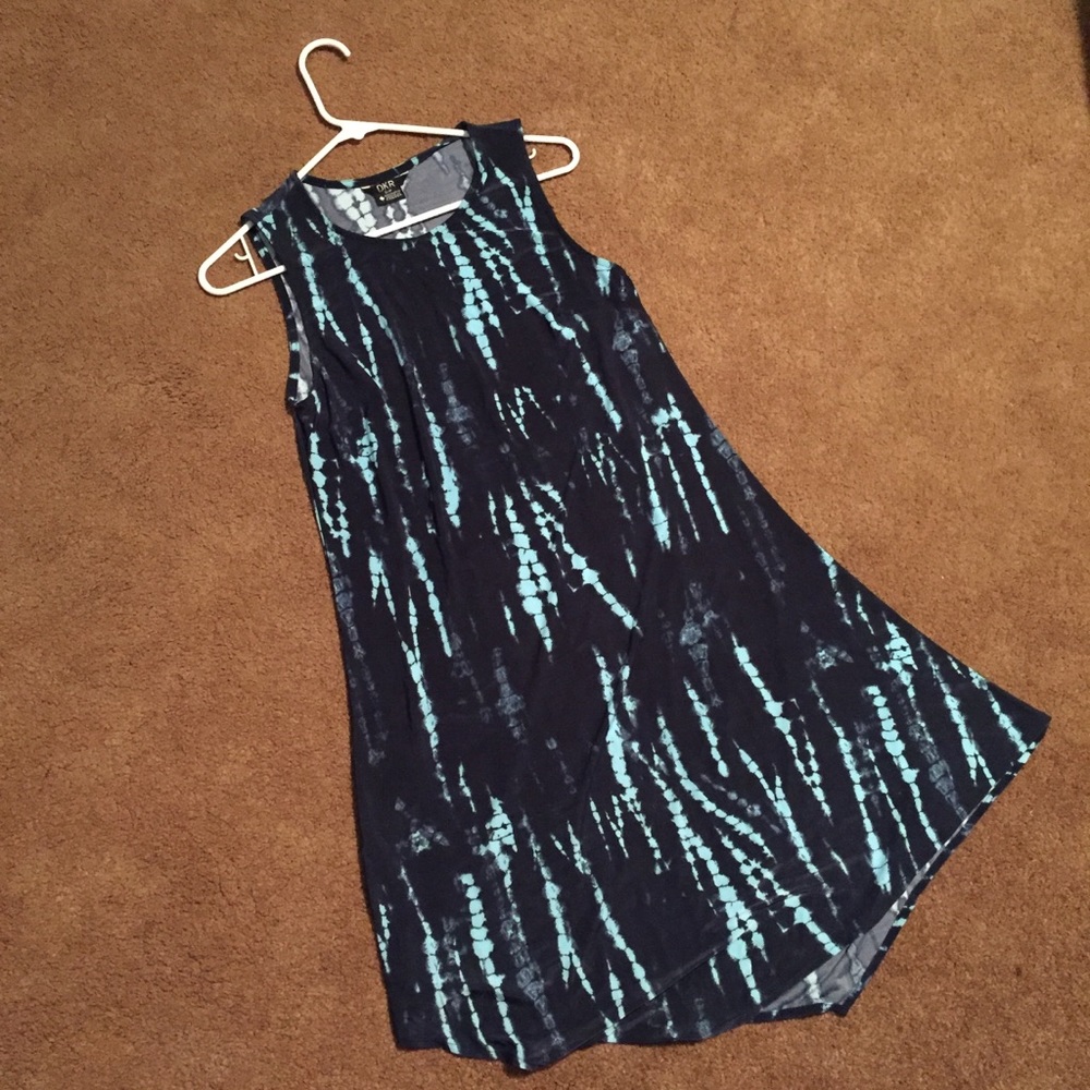 DKR Blue Sleeveless Dress